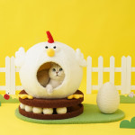 Chick Cat Litter Summer Cooling Summer Cat House Turntable Toys