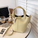 Crossbody Popular Women's Texture Portable Bucket Bag