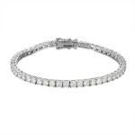 10 Points Moissanite Bracelet Tennis Chain S925 Sterling Silver