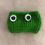 Knitted Wool Pet Hat Photo Frog Headdress