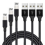 Mobile Phone USB Braided Nylon Charging Data Cable