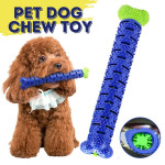 Pet Dog Chew Toys Aggressive Chewers Teeth Cleaning Oral Toothbrush Bone Brush