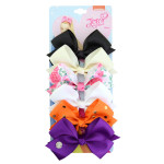 Children's Hairpin Baby Headdress With Bow 6 Colors One Card