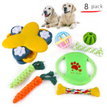 Pet Dog Cotton Rope Bite Resistant Plush Teeth Cleaning Toy Set