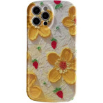 Oil Painting Yellow Flower Bracket Phone Case