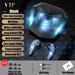 Non-delay Dazzling Color Light Private Model Universal Wireless Gaming Bluetooth Headset