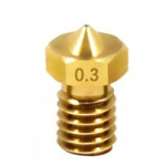 3D Printer E3D Nozzle Smooth Brass Nozzle M6 Threaded Brass Parts