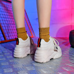 Harajuku Platform Shoes Thick-Soled Casual Height-Increasing Ins Sneakers