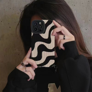 Minimalist Zebra Striped Protective Sleeve Phone Case