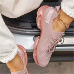 Mesh Lace Up Ladies Casual Shoes Outdoor