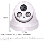 Surveillance camera night vision monitor