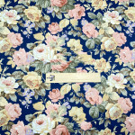 Rose Flower Cotton Twill Print Fabric