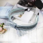 Hairband Simple Lace Mesh Bow Headband Hairpin