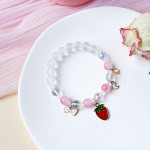 Women's Fashion Temperament Cute Cat Crystal Beads String