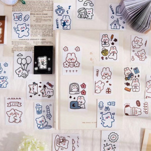 Stickers This Account Material Decorative Stickers 50 Sheets