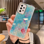 Kauri Watercolor Marble Rainbow Fish Scale S22 Phone Case S22 Anti Fall Case S22 Protective Case S21FE Mobile Phone Case