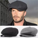 Casual Woolen Cloth British Men's Beret Octagonal