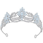 New European And American 3A Zirconia Bridal Wedding Crown