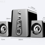 Mini USB 2.1 Speaker Wired Combination High Audio Heavy Bass Music Subwoofer Mobile Phone