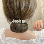 Net Red Pan Hair Pearl Diamond Braided Hair Style Hairpin