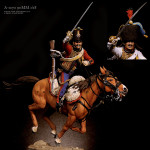 Elite Cavalry Double-headed Resin Hand Soldier