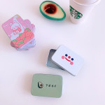 Creative Cute Hand Account Material Sticker Storage Iron Box