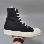 19SS High Top Shoes Secondary Line High Top Canvas Five Mangs Star Satin Old Wax Cloth Silver Pleated TPU Thick Sole