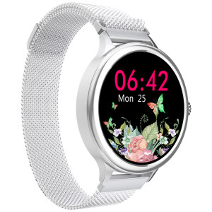 Ladies Smart Watch Full Circle Full Touch Heart Rate Blood Pressure Monitoring