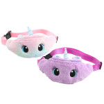 Cartoon Plush Shoulder Bag Little Girl Cute Big Eyes Waist Bag Kindergarten Children Messenger Bag Chest Bag