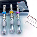 Plum Screwdriver Maker Lock Tool Equipment 7.00mm 7.5mm 7.8 Mm Steel Three-piece Set