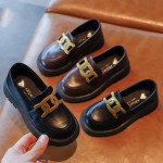 Japanese College Style Black Shoes Girls Retro England