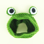 Knitted Wool Pet Hat Photo Frog Headdress