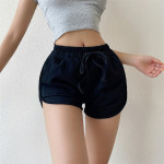 Loose High Waist Thin Elastic Sports Casual Shorts