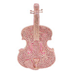 Diamond Cut Out Fashionable Violin Shoulder Bag