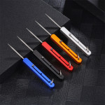 Outdoor Portable Square Titanium Alloy All-in-one Multi-function Toothpick