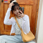 Simple Versatile Handheld Crescent Moon Shoulder Crossbody Dumpling Bag Women