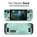 For Steam Cartoon Scratch Protection Game Console Skin Sticker