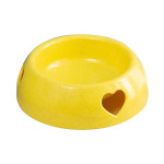 Cat Dog Colorful Bowls Feeders Bowl Plastic Love Pet Food Water Bowl Dog Cat Feeding Bowl Antiskid Leakproof Bowl Pet Supplies