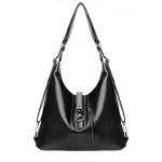 Fashion Casual Washable Soft Leather Shoulder Bag