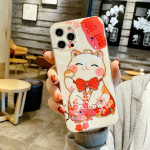 Zhaocai Cat Drop Glue Mobile Phone Case Soft Shell