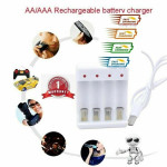 Universal USB Battery Charger Fast Charger AA AAA Rechargeable Batteries UK