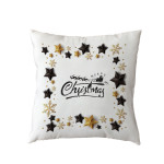 2021new Polyester Pillow Cover Holiday Series Pillow Cover Christmas Ball Christmas Tree Pattern Pillow Without Core