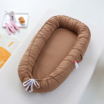 Ins South Korea Portable Baby Bed In Bed Cotton Solid Color