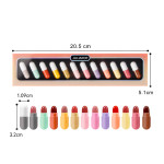 12 Color Mini Capsule Lipstick Set