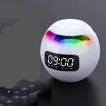 Clock Colorful Bluetooth Speaker Mini Portable