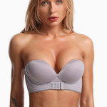 Push Up Bras Strapless Tube Top Non-slip Front Buckle