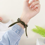 Nylon Watchband Metal Chain Creative Weaving