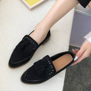 Vintage British tassel single shoes