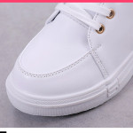 Thick-soled High-top Women's Shoes 2020 Spring And Autumn Lace-up White Shoes Casual Women's Shoes