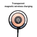 Magnetic Two-in-one 15W Transparent Wireless Charger